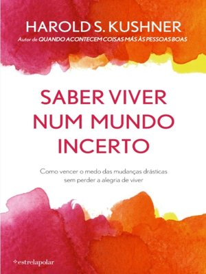 cover image of Saber Viver num Mundo Incerto